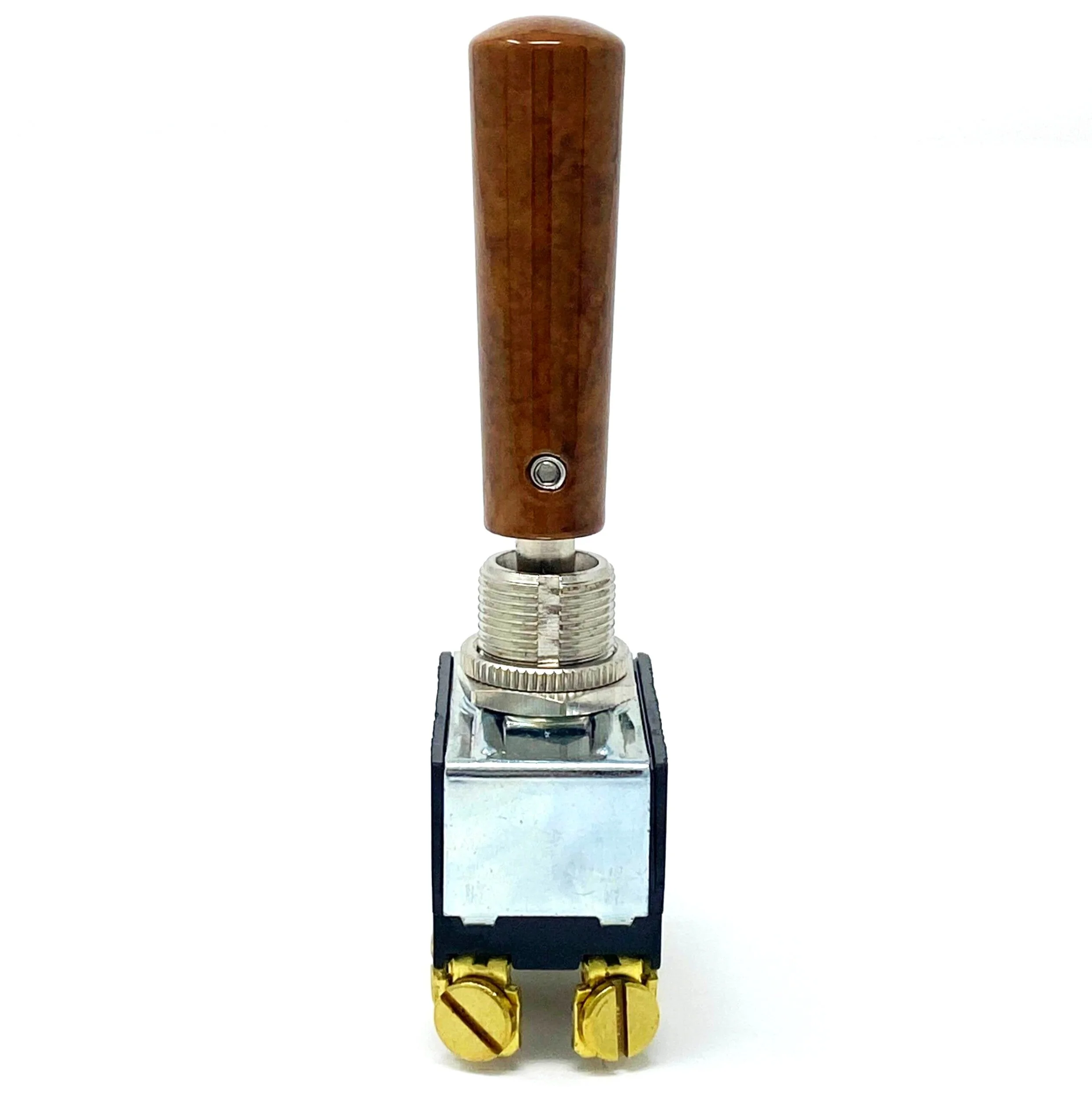 ローバーミニ　ライトエクステンションスイッチ　木目 Light Burl Wood Grain Toggle Switch Extension - FAMS For All My